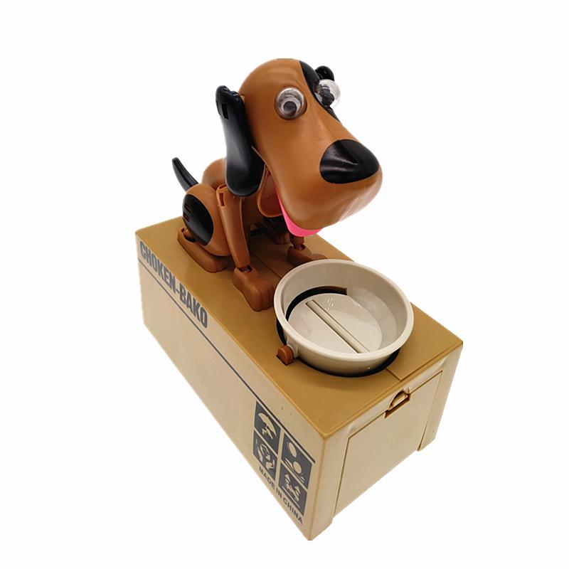 Nieuwigheid Elektrische Puppy Muntetende Spaarpot Speelgoed voor Kinderen