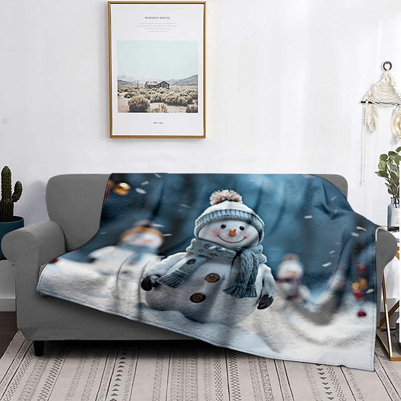 Hjemmedekorasjon plysj pledd sofateppe sengeteppe seng fluffy myke tepper dekor rutete moderne Halloween god jul vinter