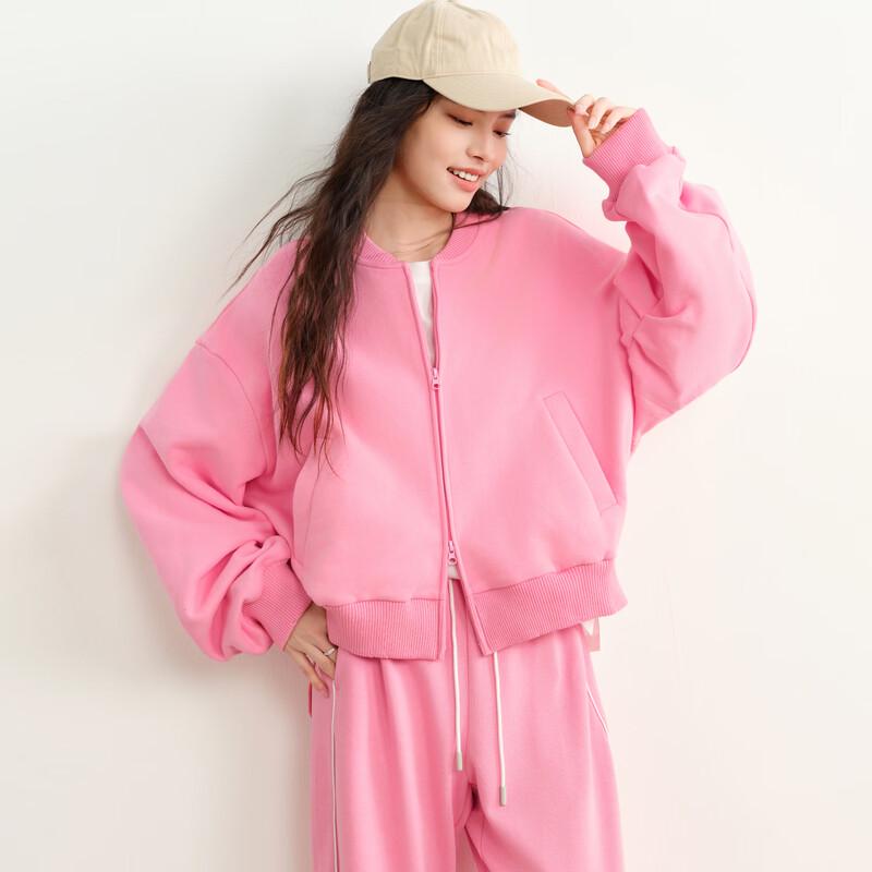 

Elva Island Women s Baseball Collar Long Sleeve Jacket M