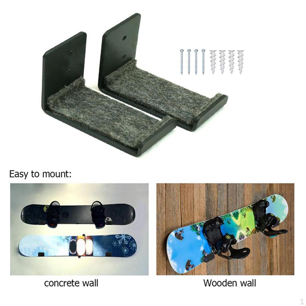 Snowboardständer Display Surfboard Wandhalterung Teile Metall Organizer Aufbewahrungshalter