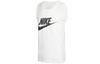 Tank Tops Men's White Crew Neck Moderate Straight Fit AR4992-101