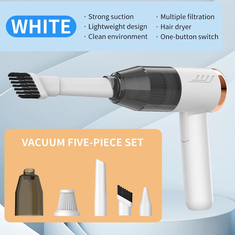 1PCS car vacuum cleaner strong suction cleaning mini machine wireless portable handheld blower household appliance air purifier