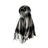 Classical Plaids Pattern Scarf Mohair Blend Long Scarf Warm Comfortable Neckwrap For Daily Outfit Winter Warmth