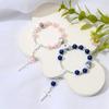 Elegant Crucifix Charm Bracelet Religious Symbol Jewelry Alloy Design Wristband For Daily Wear Secure Lock Clasp