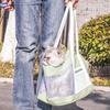 Portable Pet Carriers Bag Breathable Cat Dog Backpack Outgoing Travel Transparent Pets Handbag with Locking Safety Zippers