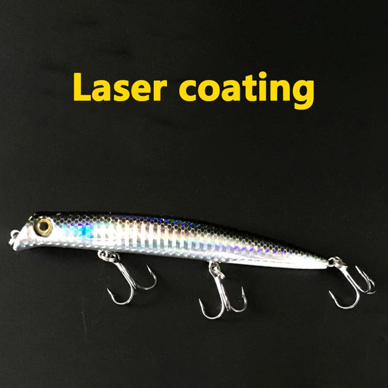 Sasuke Minnow Fishing Lures 12Cm 17G Floating Lipless Wobblers Artificial Hard Bait For Bass Pike Fishing Lure