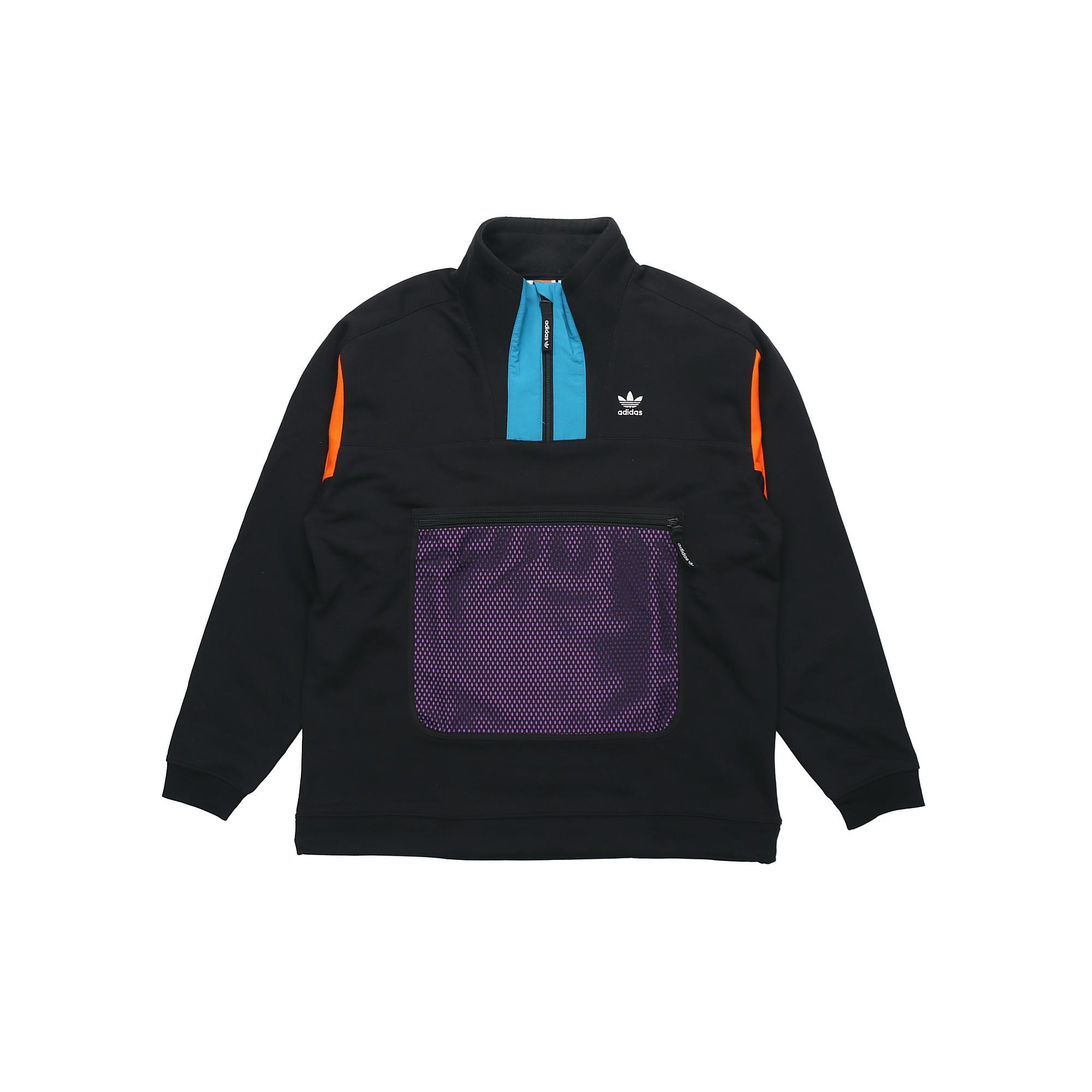 adidas originals Мужская куртка PT3 с молнией на 1/4 Черная GC8698 M