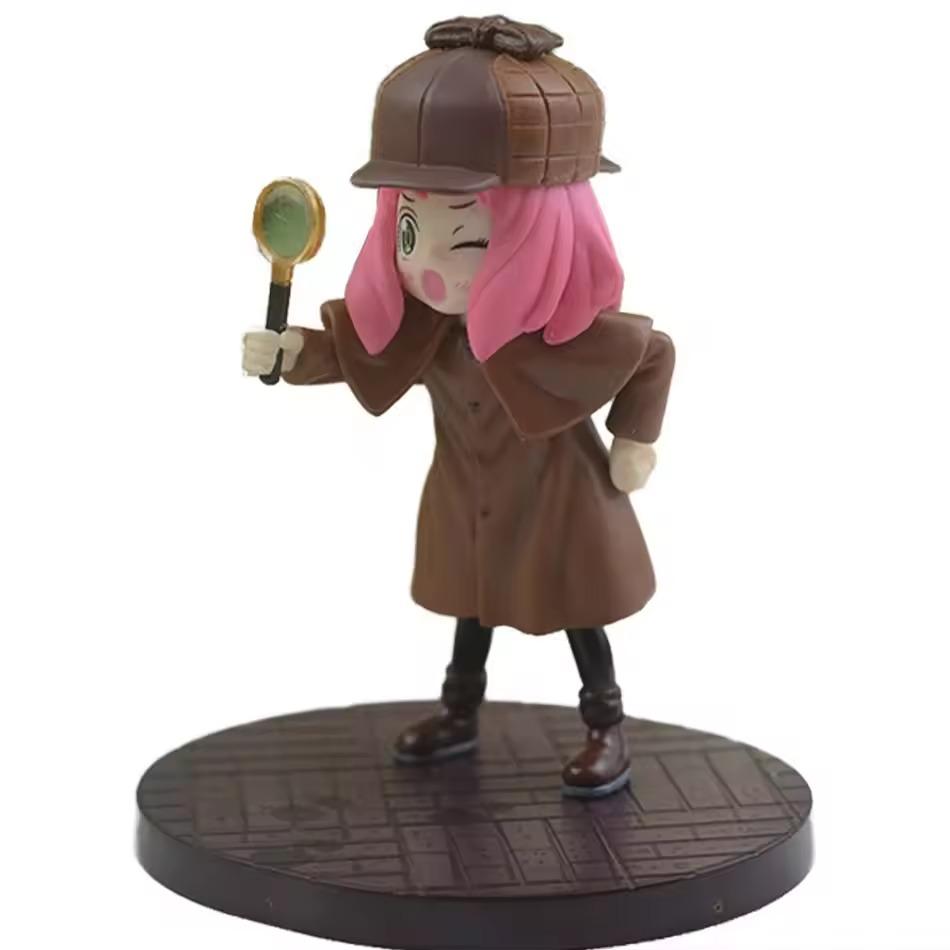 13CM Anime Anya Forger Figure Gekijouban Spy × Family Code White Kawayi Cute Model Toy Gift Collection Set Toy Action Figure