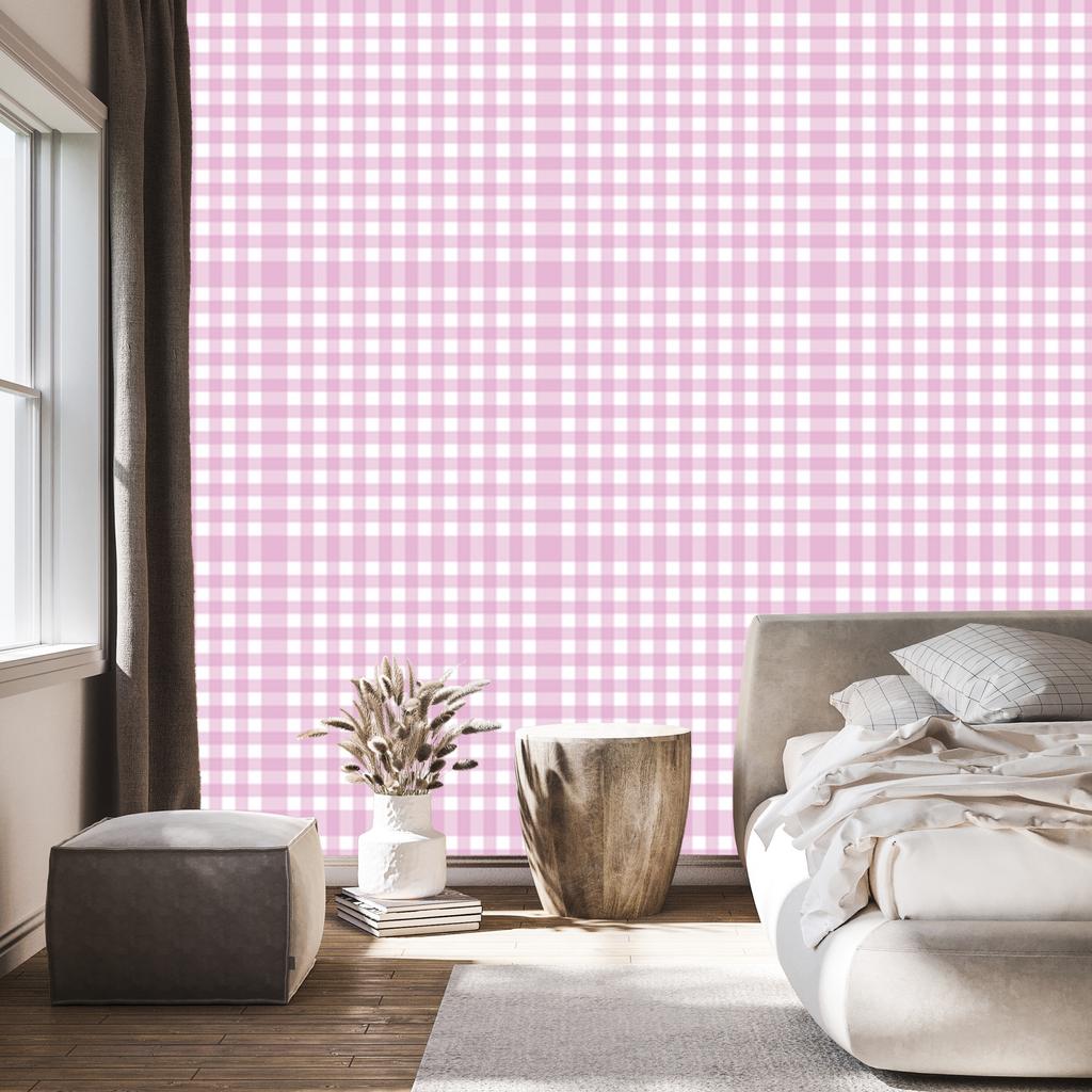 Powder pink fabric pattern wallpaper for living room and bedroom 50x1000