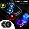 1/2PCS Car USB Charging Luminescent Cup Pad Interior Atmosphere Lamp For E46 E85 E60 F10 E39 F30 E36 F20 E87 E90 E70 X3 X5