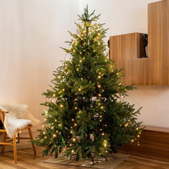 Christmas LED String Lights with Memory Function 8 Modes Star Topper Waterproof USB Powered Christmas Tree Lights