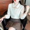 Doll Collar Long Sleeved Shirt for Women's Autumn Collection with a Niche Design and a Unique Women's Shirt