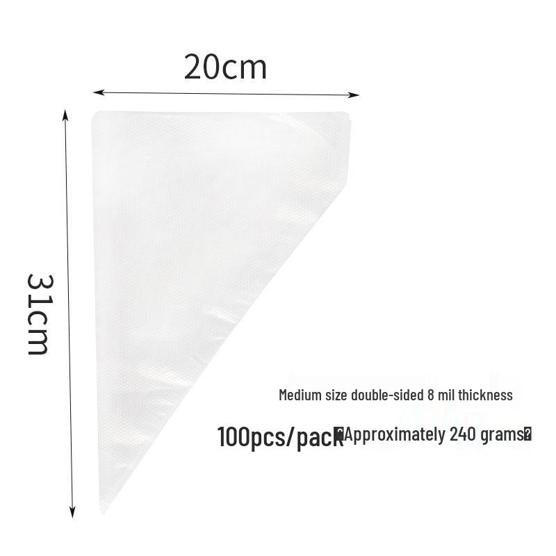 Thickened Disposable Piping Bags for Cream, Cookies, Cakes, or Baby Food