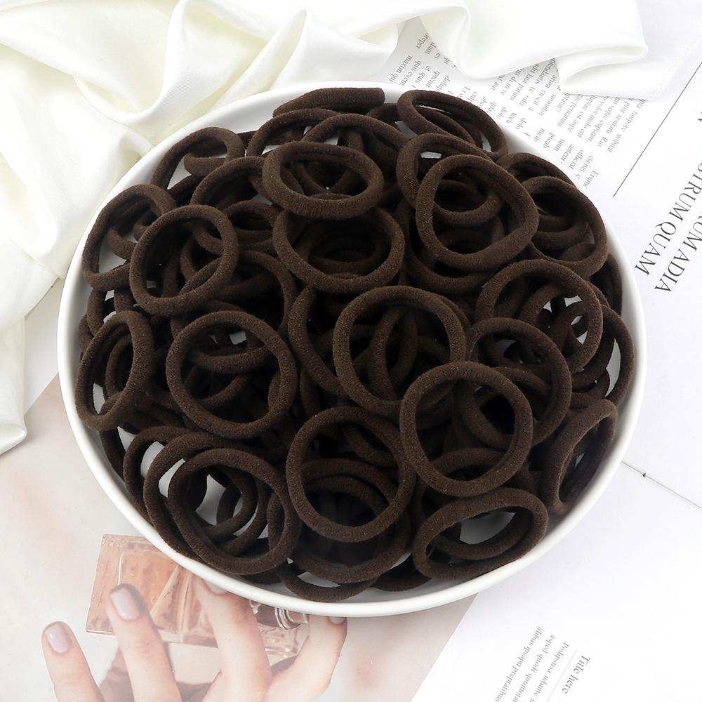 51 Colors Basic Elastic Hair Band for Girls 20/30/50PCS 4cm Simple Solid Color Headband Women Hair Accessories Scrunchies Holder