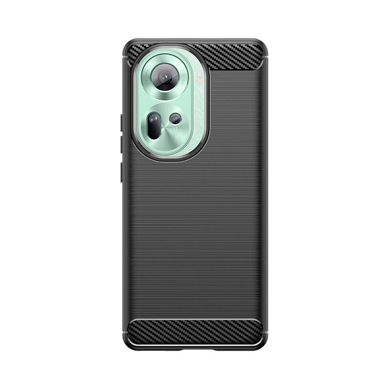 For Reno 11F 5G Case Cover OPPO Reno 11F Capas Phone Bumper Back Armor Shockproof Carbon Fiber Soft TPU Fundas Reno11 F Reno 11F