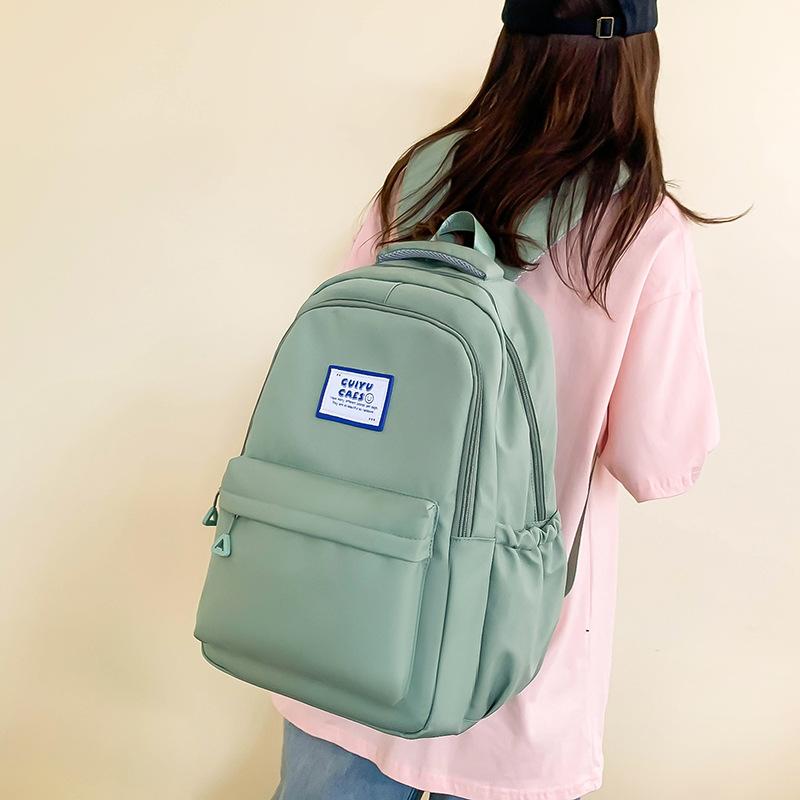 New Backpack Women's Casual Versatile Junior High School Student High School Student Schoolbag Computer Backpack