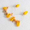 Creative And Trendy Womens Shell Earrings For Summer Geometric Alloy Design In Multi Colors