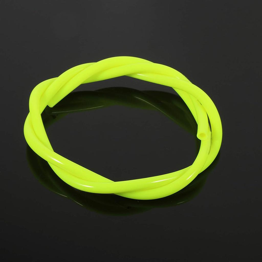 Colorful Gas Petrol Fuel Line Hose Tube Pipe, Petrol 1/4 inch 3 Feet for Motorcycle Dirt Pit Bike ATV Snowmobile PWC Jet Ski Polyurethane(Yellow)
