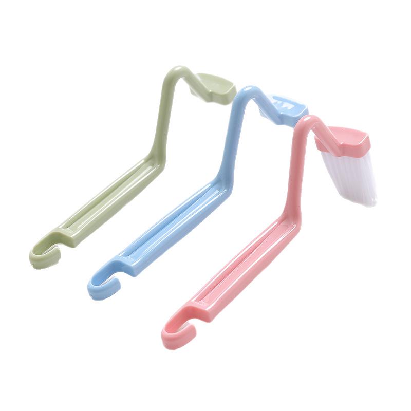 Curved S-Shape Toilet Brush for Corner Cleaning