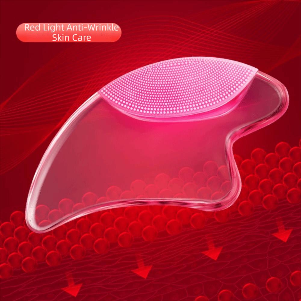 with LED Light Crystal Scraping Board Smooth Edges Face Lifting Machine  Face Cleansing