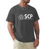 Moda T-shirt Unisex Logo SCP Nera T-shirt di alta qualità t shirt Magliette Unisex Top Unisex T-shirt Magliette grafiche Unisex
