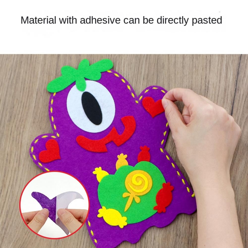 Bat DIY Hand Puppet Kits Pumpkin Halloween Puppet Hand Puppet Toy  Halloween Decoration