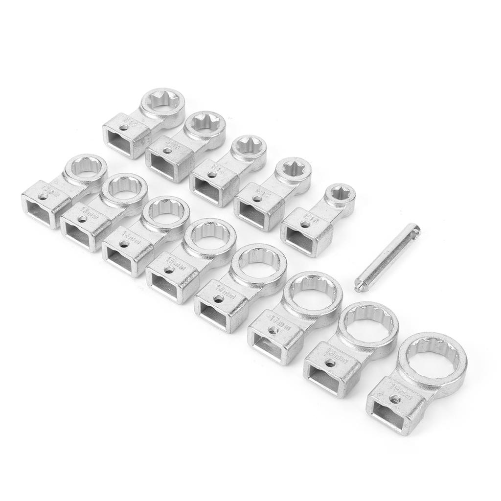Universal Auxiliary Idler Belt Tensioner Pulleys Removal Tool Kit 15PCS 12-Point 12-19mm Ratcheting Serpentine Belt Tool Set for