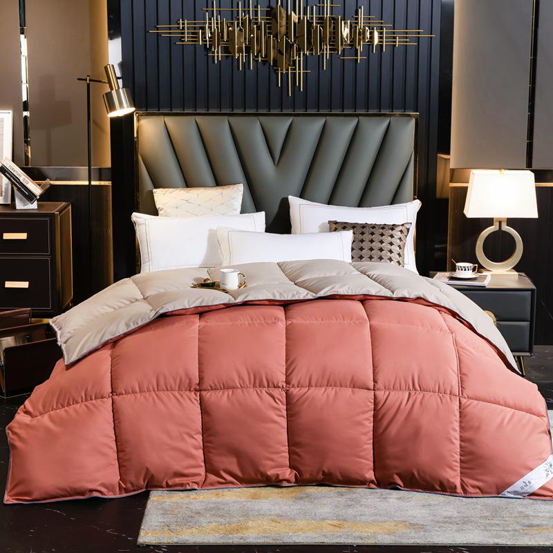 Fünf-Sterne Baumwolle Daunenalternative Steppdecke - Kuscheliger Kern für Frühling, Herbst, Winter - Perfektes Geschenk