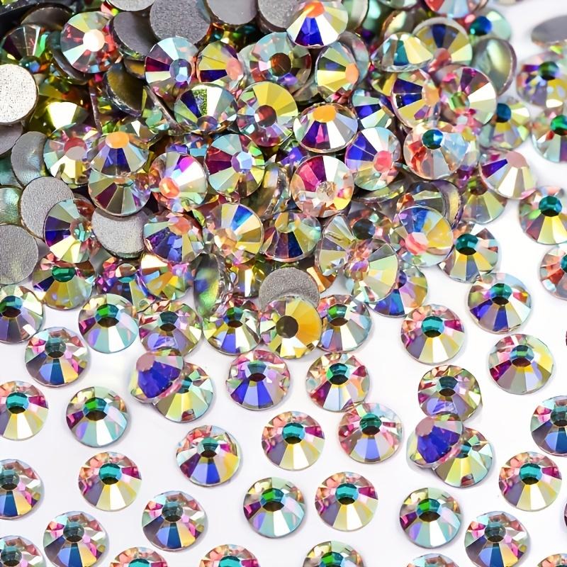 1440 Stück Nail Art Strasssteine ​​Glitzer Diamant Kristall Edelsteine ​​3D Tipps DIY Dekoration