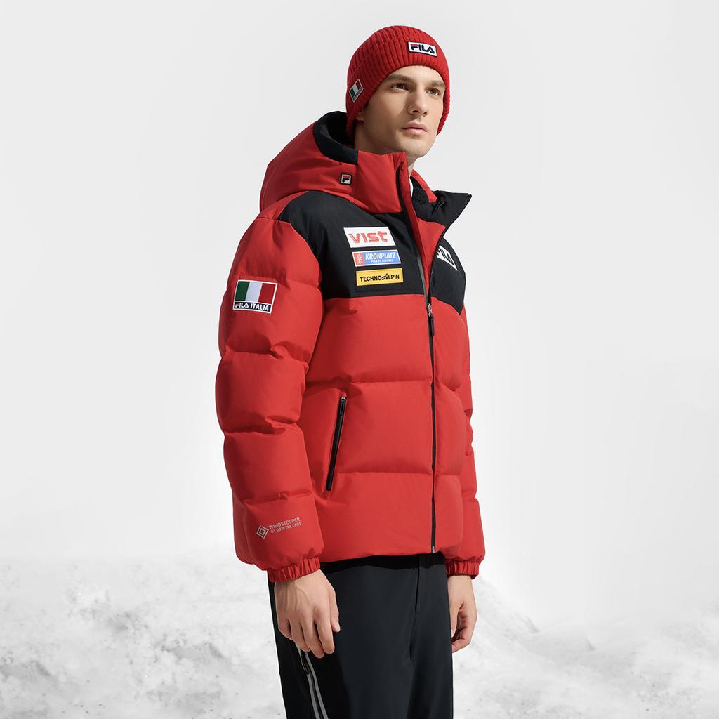 New FILA Down Jackets Men's RD Red A11M446923FRD