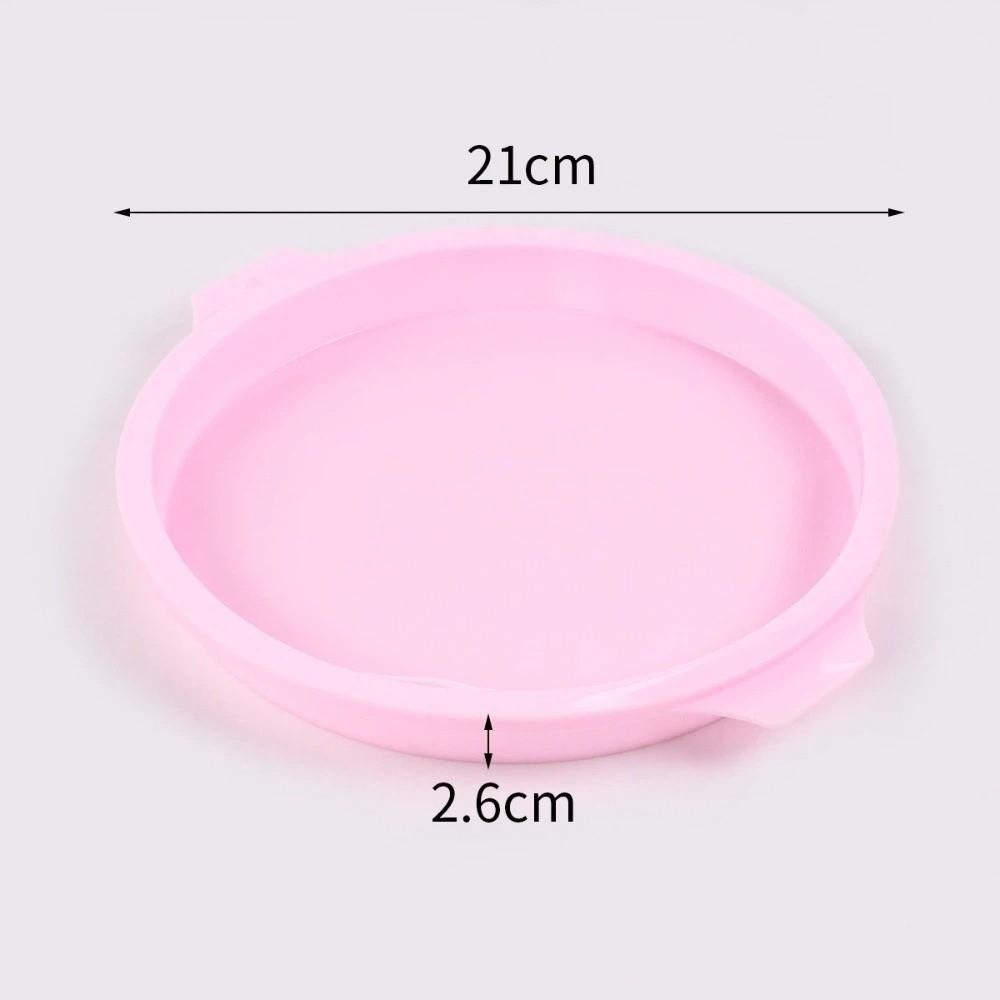 New 4/6/8inch Round Cake Mould Silicone DIY Silicone Cake Pan NonStick Surface Reusable Bakeware Mold Baking Tool