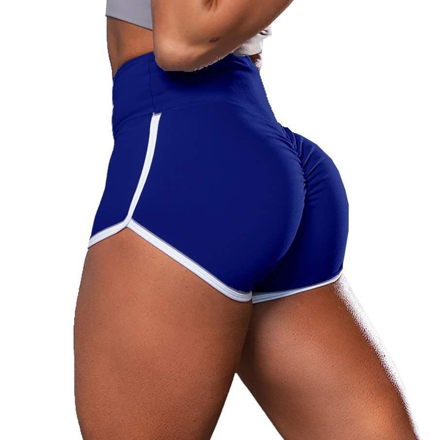 2022 Women's Plus Size High Waist Butt-Lifting Running Shorts - Solid Color, Summer Style