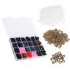 460Pcs Doll Eyes and Noses Plastic Resin Colorful MultiSize Plush Toy Face DIY Supplies