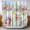 Funny Shower Curtains, Cool Dog Shower Curtain, Fun Pet Puppy Waterproof Shower Curtains with Hooks for Bathroom Decor, Dog