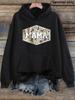 Women'S Oversized Like Fit Hoodie with MAMA Camo Lettering & Style Mama Box Design Cozy Long Sve Pullover for Moms Pockets Machine
