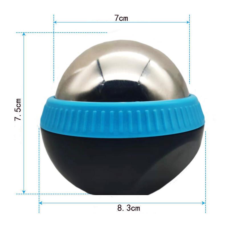 Stainless Steel Hot & Cold Massage Ball: Handheld Ice Pack, Cooling, Low Temp Rolling Ball, 70mm for Physiotherapy Fitness & Compress Therapy
