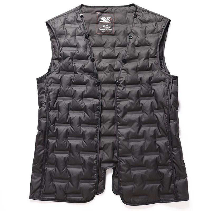 New Autumn and Winter Woolen Coat for Men, Mid-length Down Removable Liner, Lapel, Double-sided Woolen Windbreaker