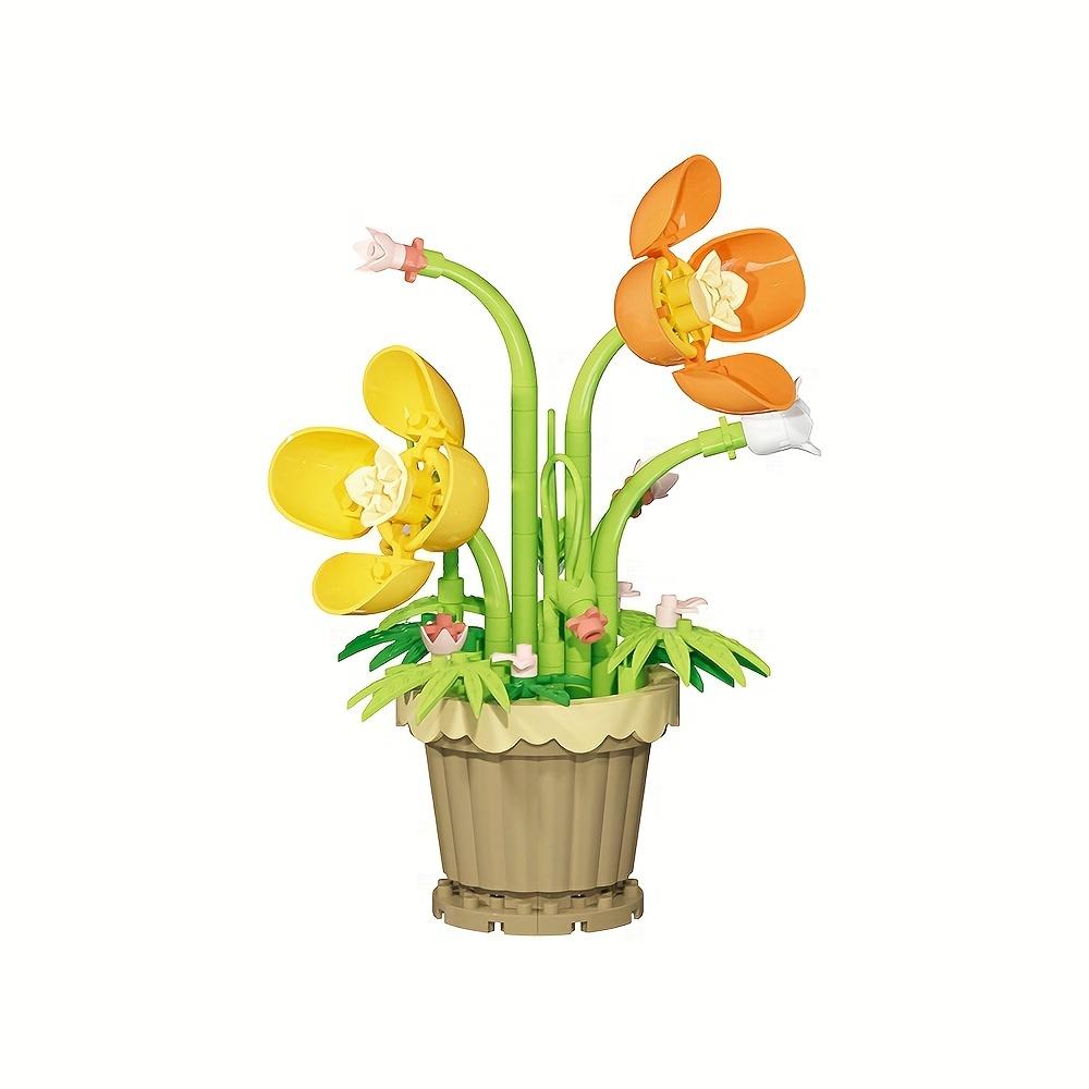 Набор строительных блоков «Букет цветов» — набор из бонсай и растений из АБС-смолы — фото 16
