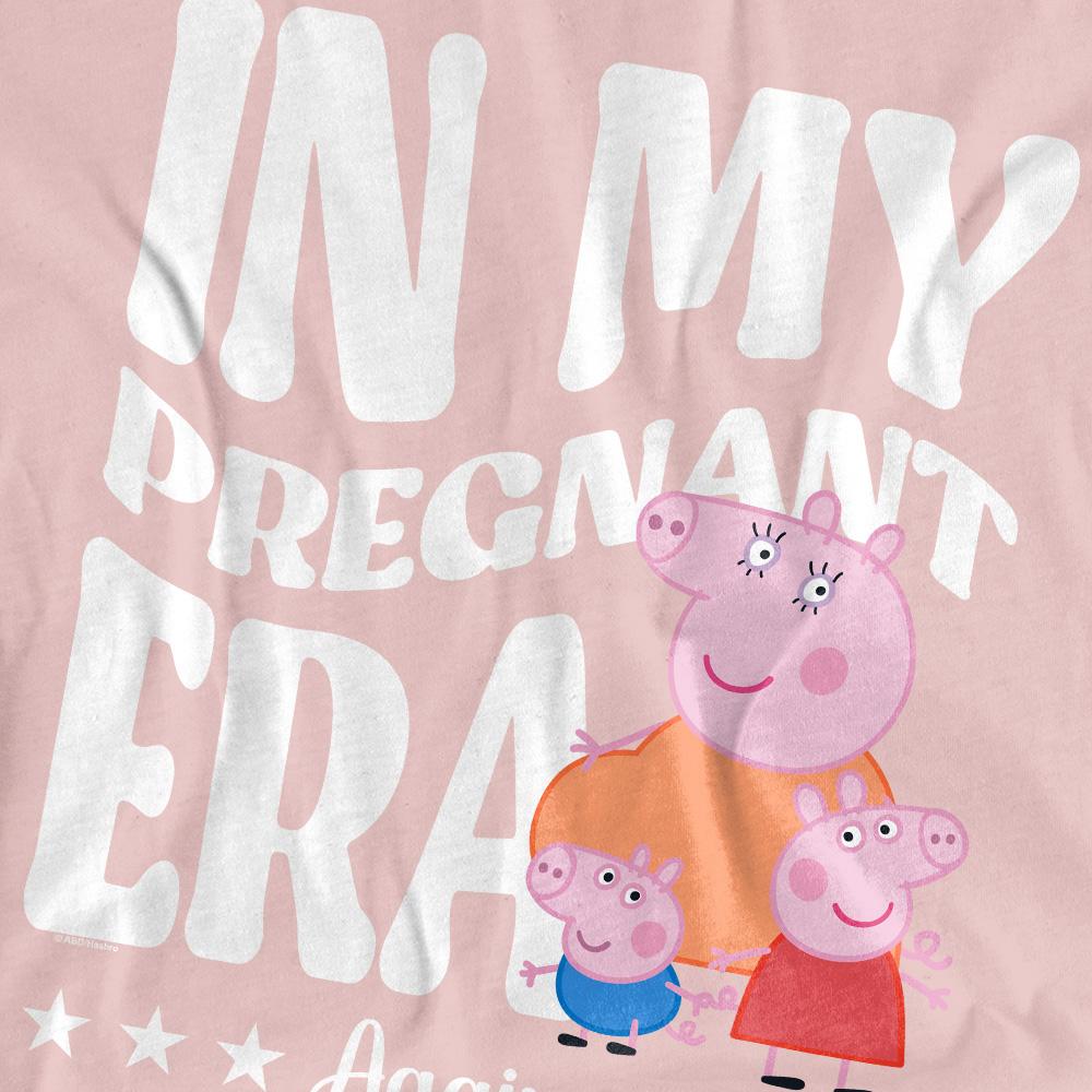 Peppa Pig Unisex Adult Pregnant Era Again Mummy Pig T-Shirt