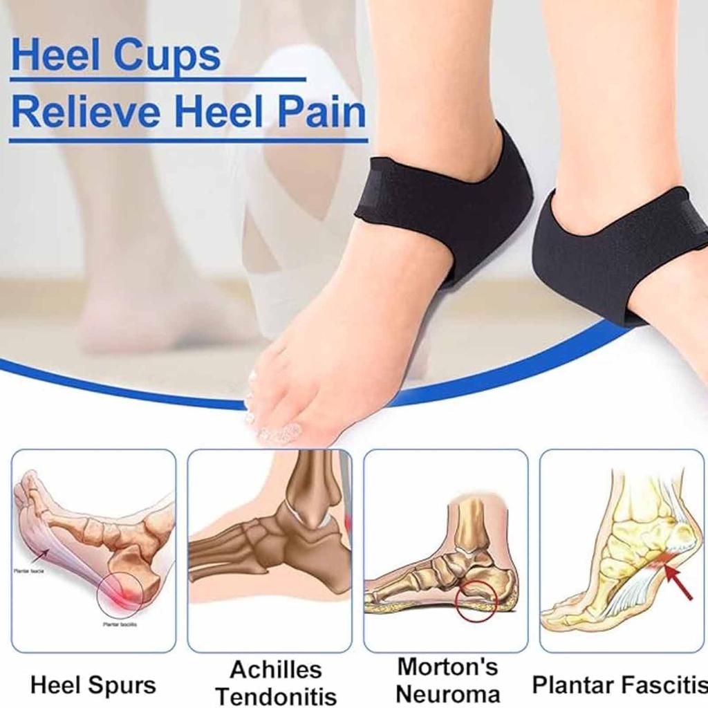 Heel Cover - Soft -abrasion Adjustable Warmth Cover - Silicone - Sports -absorbing Foot Cover
