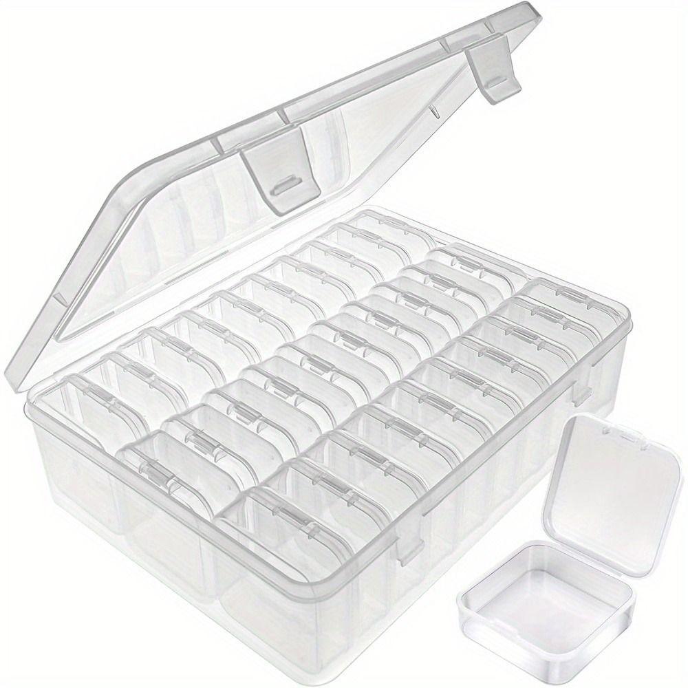 

Plastic Beads Storage Box Multiple Grid Necklace Storage Container Jewelry Accessories Style 5
