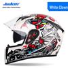 Jiekai Full Face Electric Motorcycle Helmet - Unisex, All-Season Racing Safety