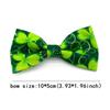 50/100pcs ST Patrick's Day Dog Bows Removable Dog Collar Pet Dog Green Bow Tie Dog  Accessories Pet Supplies Small Dog Bowties