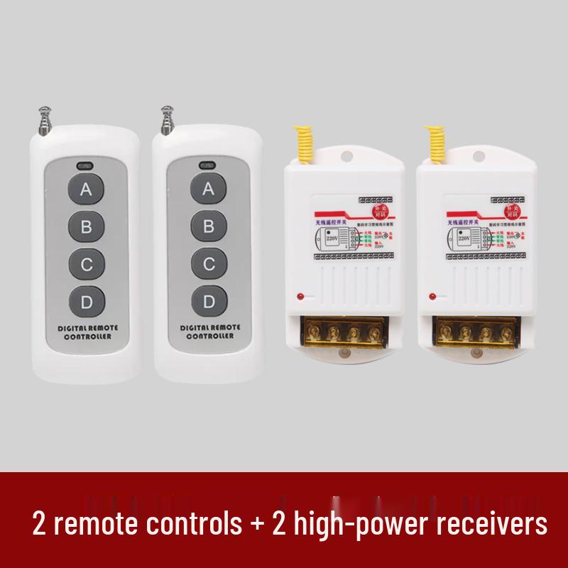 High-Power Submersible Pump with Smart Wireless Remote and Light Control, 220V Multi-Channel Wiring-Free Power Supply