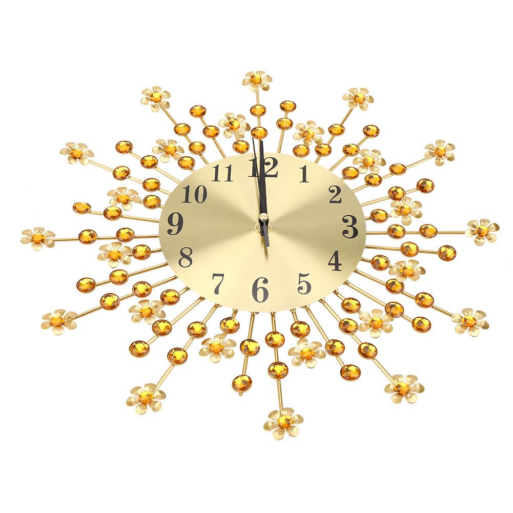 European Flower Shaped Wall Clock, Unique Ing Clock for Bedroom or Living Room, Ideal for Friends and Families