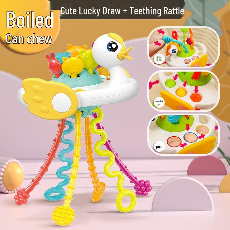 

Baby Teething Music Teether Toy for Grasping Training, 0-1 Year