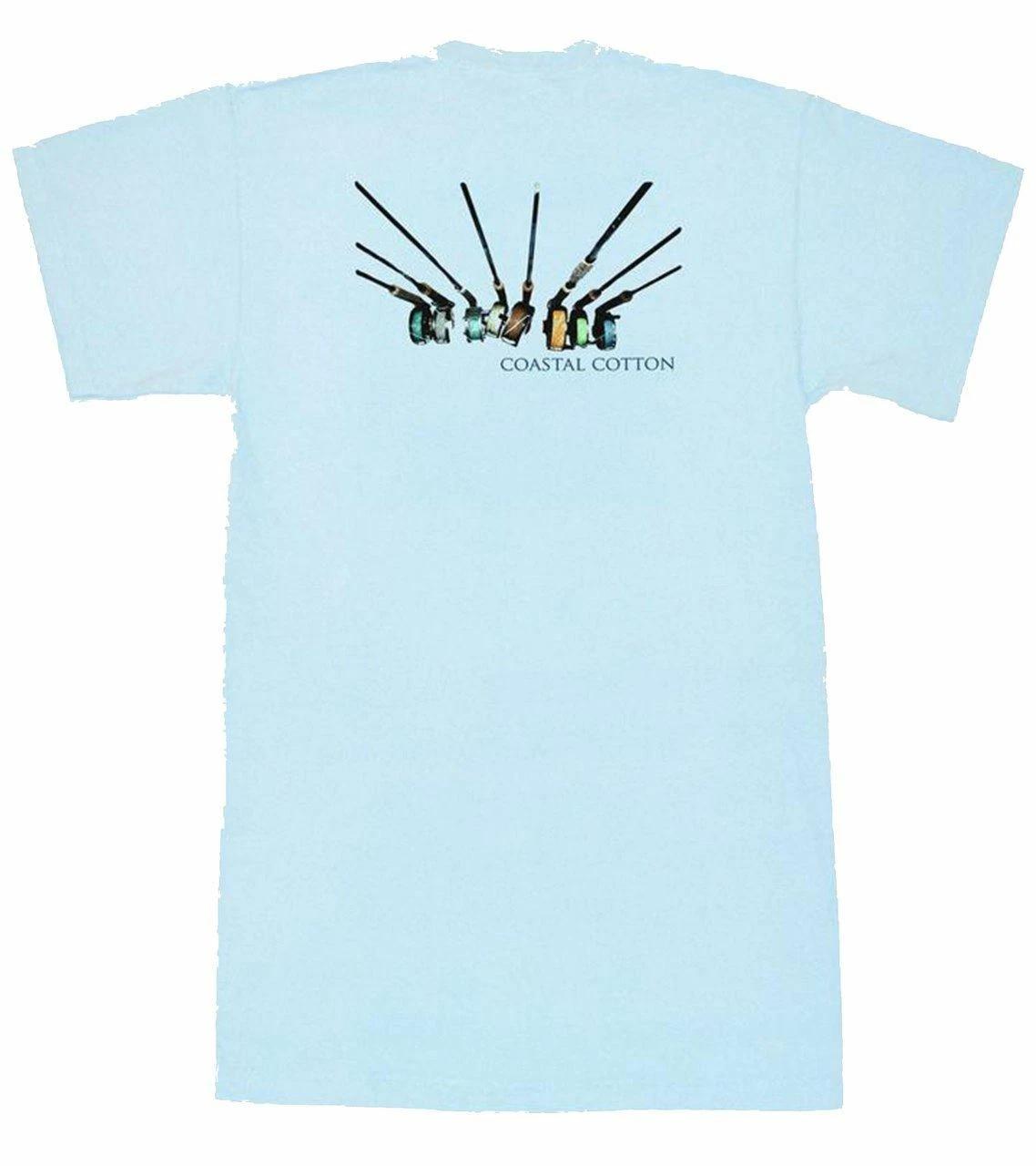Coastal Cotton Clothing Reels Short Sleeve Pocket T-Shirt 2XL