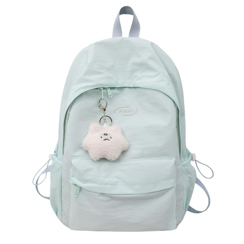 Damryggsäck Junior Senior Gymnasieelev Ryggsäck Lättviktig Enfärgad Reseryggsäck