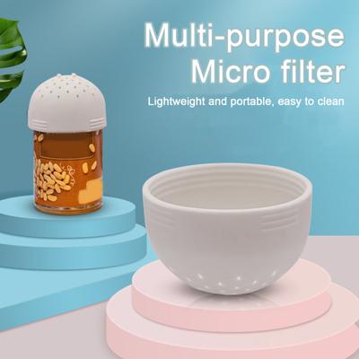 Filter Cover Easy-to-use Silicone Can Strainer Space Saving Kitchen Small Colander