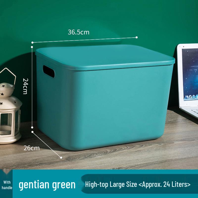 Colorful Macaron Storage Box Set - Dustproof Organizer for Bathroom, Bedroom, Cosmetics, Toys & More (5 Pieces)